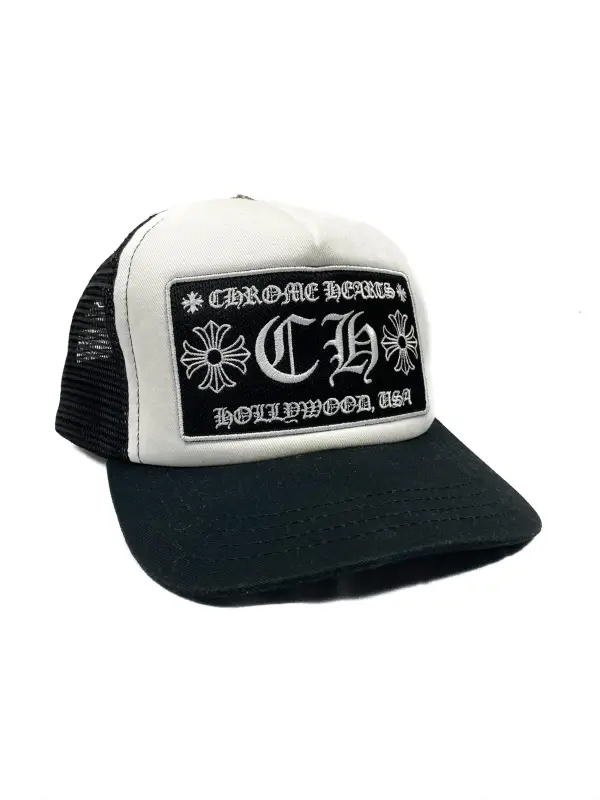 Hollywood Patch Trucker Hat (White)