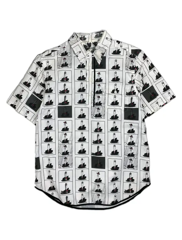 Film Strip Graphic Short Sleeve Shirt