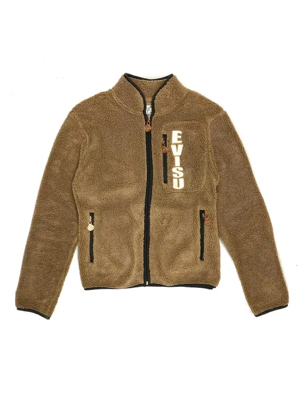 00s Deep Pile Fleece Zip Up (Navy)