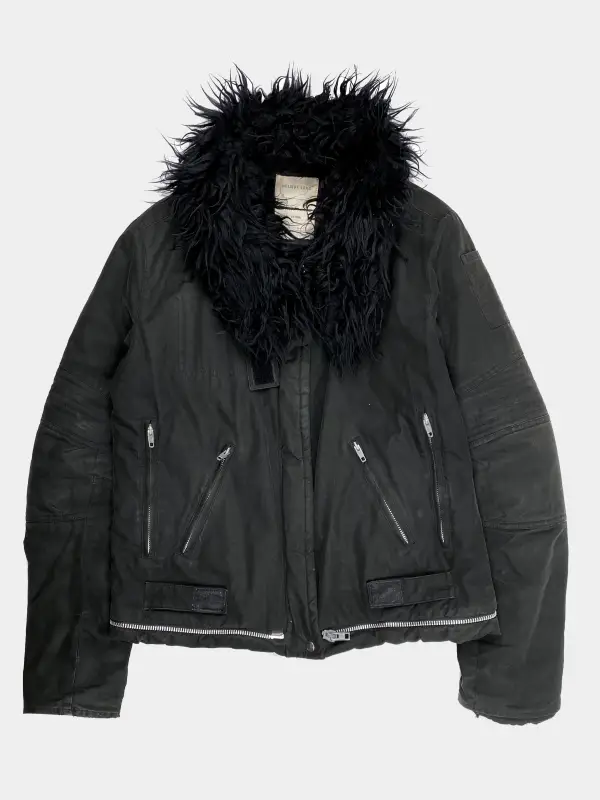 Helmut Lang AW99 “Séance de Travail” Cotton Astro Biker Jacket